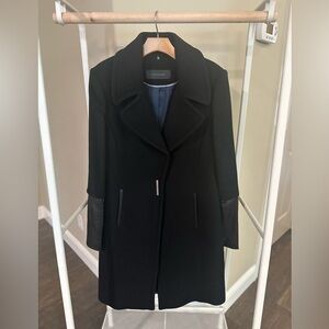 Elie Tahari Black Trench Coat